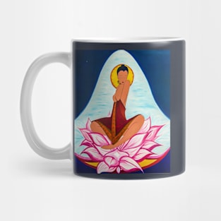 pink lotus Mug